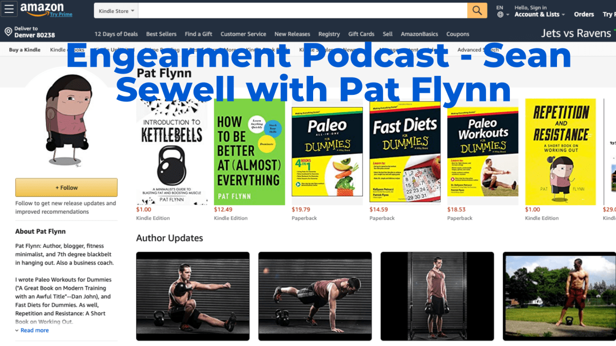 Engearment Podcast with Sean Sewell – Pat Flynn, Generalist, Musician, Fitness Coaching Legend, Published Author and Black Belt in Awesomeness