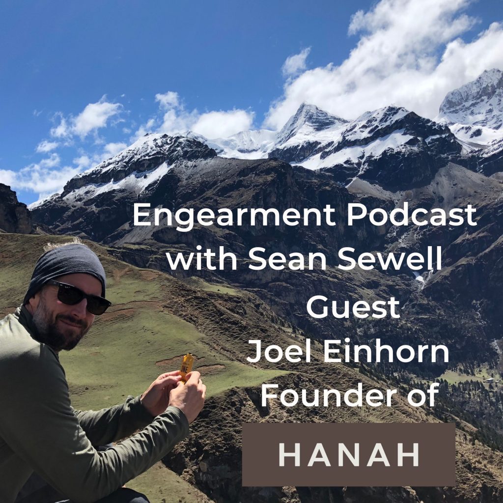 Engearment Podcast with Sean Sewell – Joel Einhorn Founder of HANAH on Advocating for Ayurvedic Healing and Working with Jimmy Chin, Travis Rice, Jeremy Jones and So Many More Amazing Athletes!