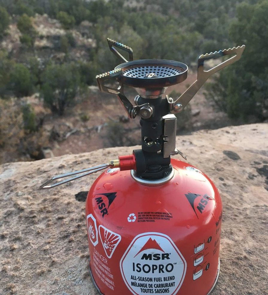 The MSR PocketRocket Deluxe Stove