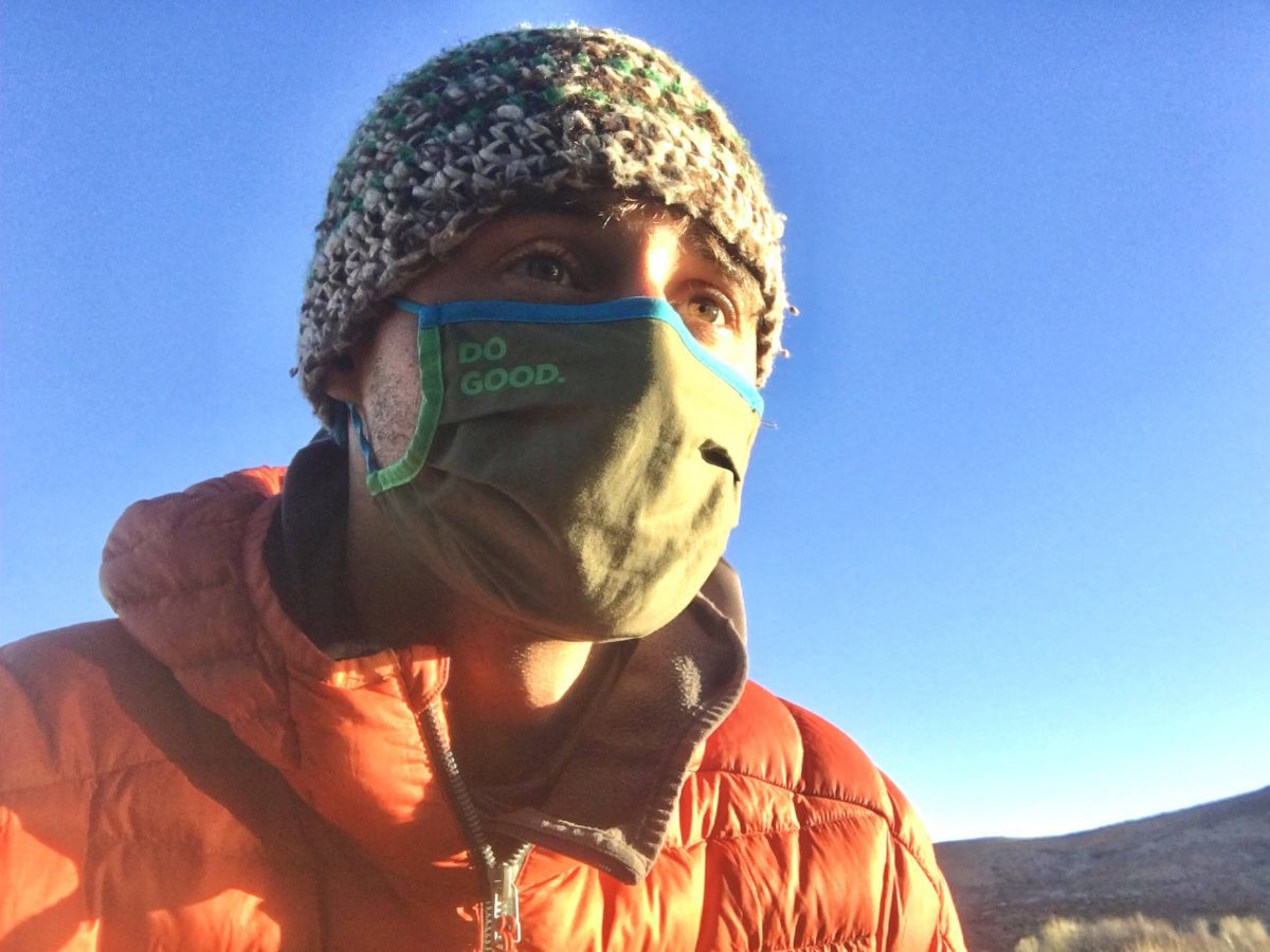 The Cotopaxi Teca Cotton Facemask