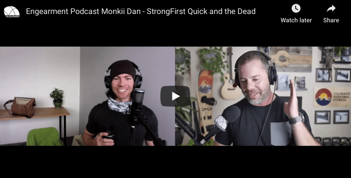 Engearment Podcast with Sean Sewell -Monkii Dan, Quick and the Dead, Training for life,Wilderness Firefighter