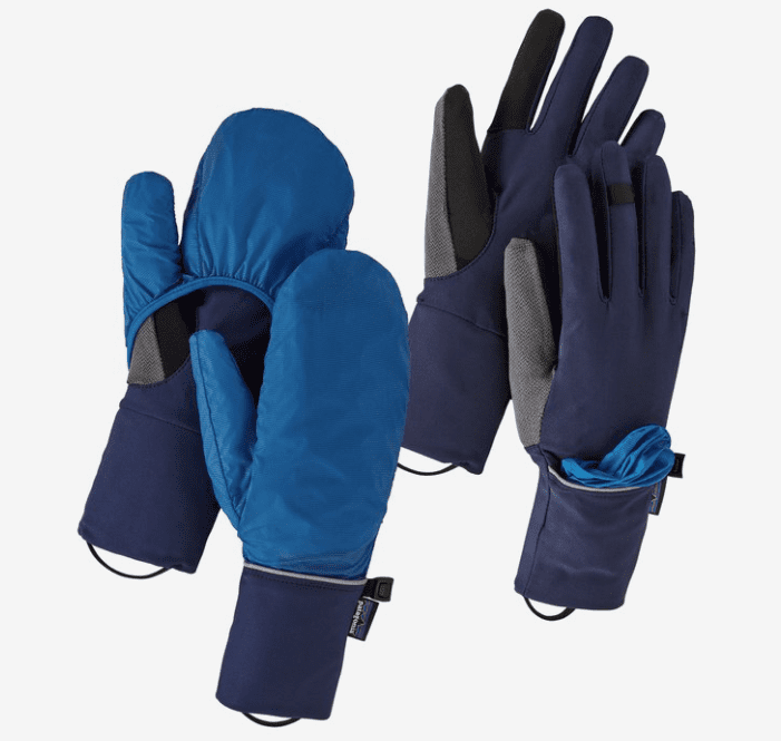 Patagonia Peak Mission Gloves -Lightweight gloves with pull-over wind-proof mitten shells
