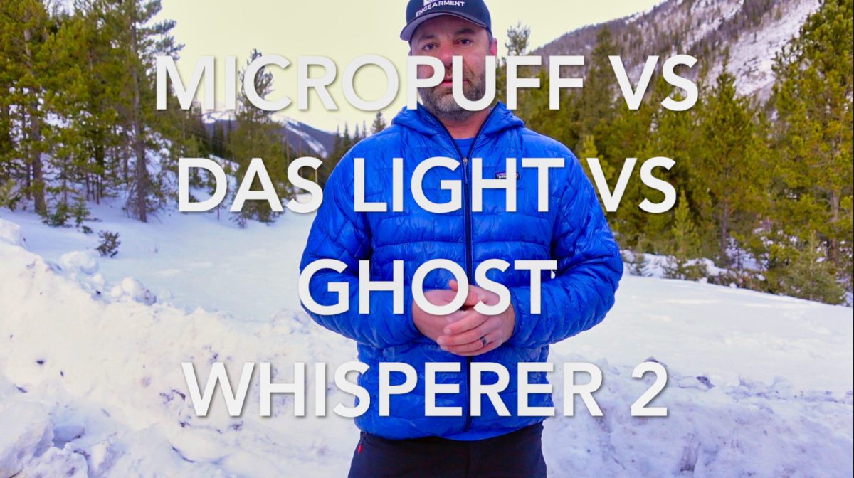 Patagonia Micro Puff vs DAS Light vs Ghost Whisperer 2