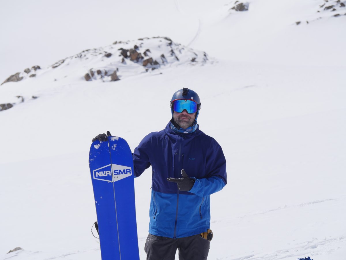 Never Summer Proto FS Splitboard Engearment - Pic Joey Lakein