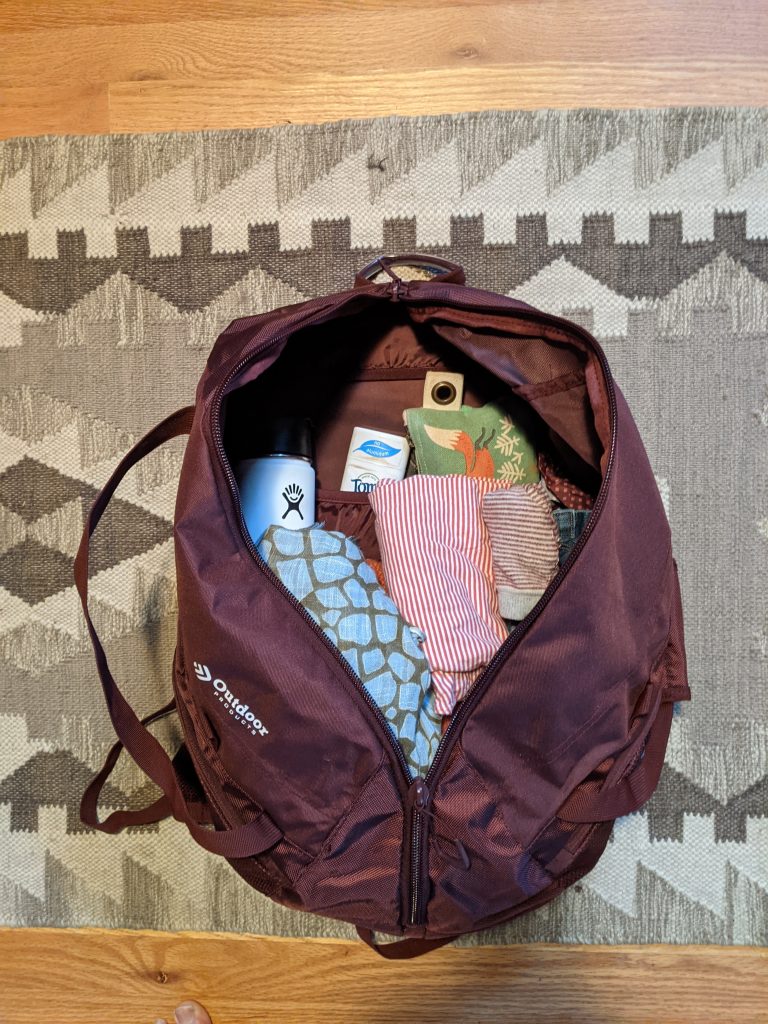 Outdoor Products Silverwood Duffel Backpack easily swallows up whatever you need to tote for a weekend away.