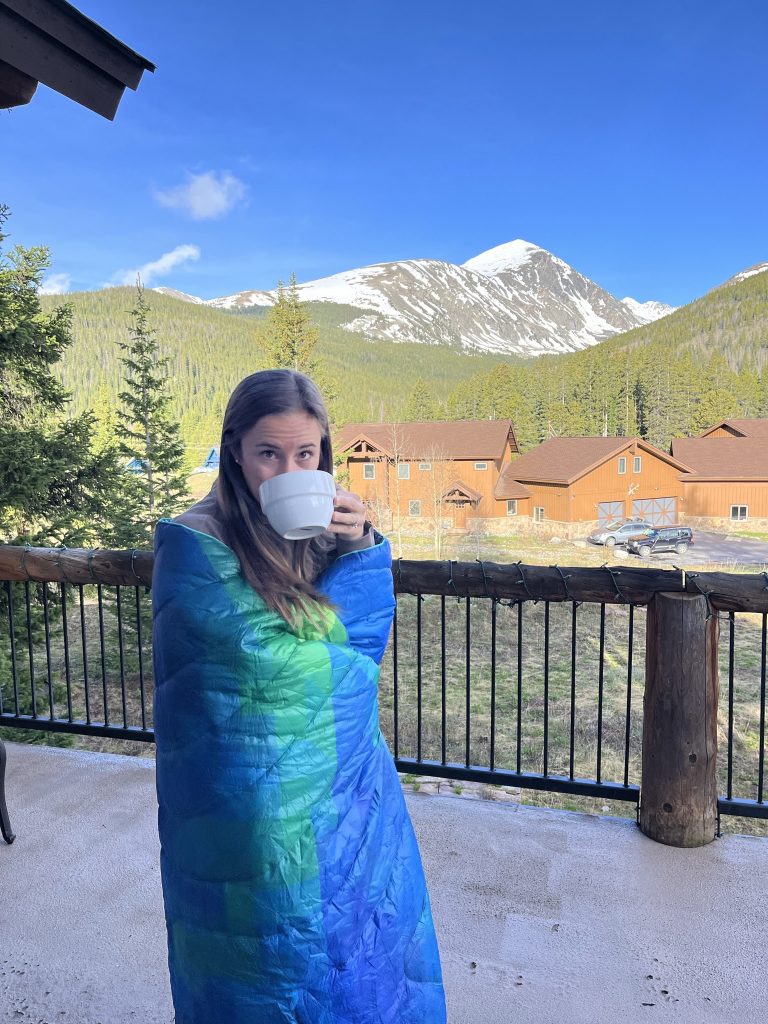 RUMPL Original Puffy Blanket - Dev's Bachelorette Trip - Engearment.com