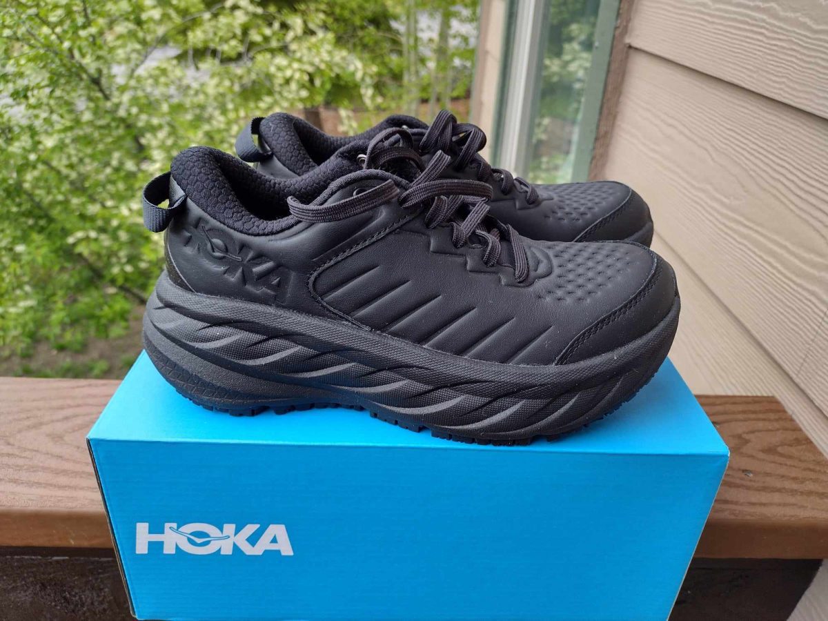 Hoka Bondi 8 SR Work Shoe - Kate Agathon of Engearment.com