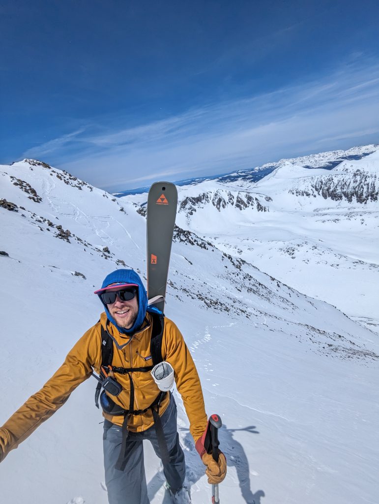 Fischer_Transalp_98_CTI_Quandary The Transalp 98 CTI are perfect for skiing 14ers in May. At less than 1560 grams they support the big climb, big reward day, and the reward is even more worth the climb on these springy, responsive skis. - Drew Thayer of Engearment.com